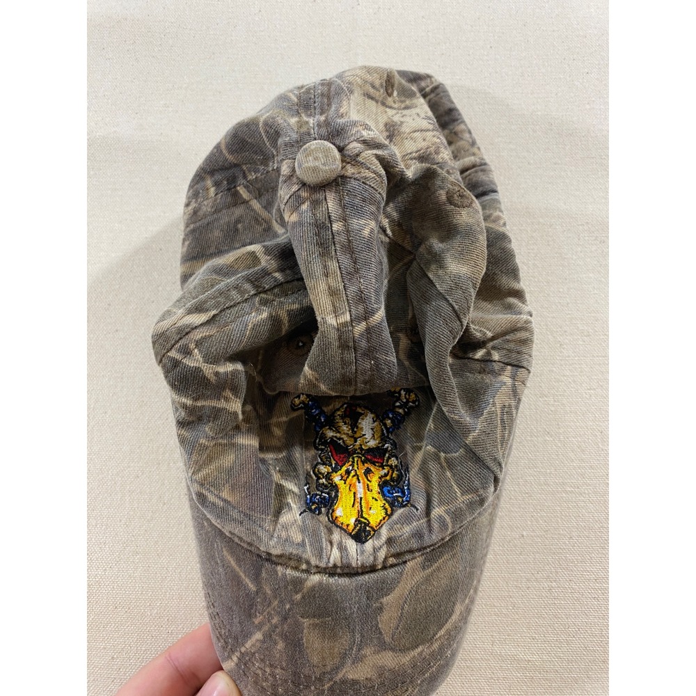 RNT Headwear QuackHead Camo Duck Hunting Hat Adjustable Skull Logo Cap